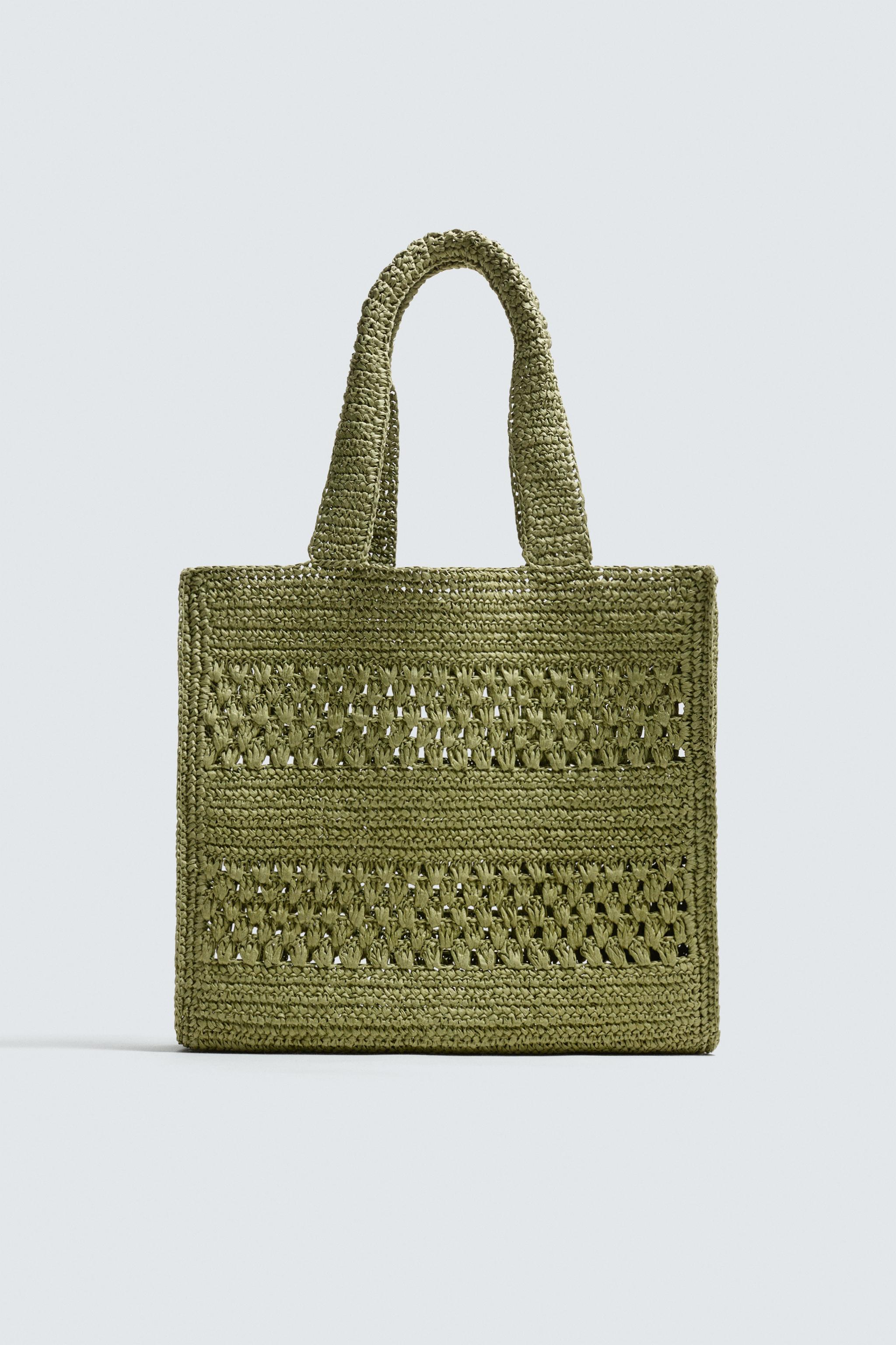 WOVEN SHOPPER BAG